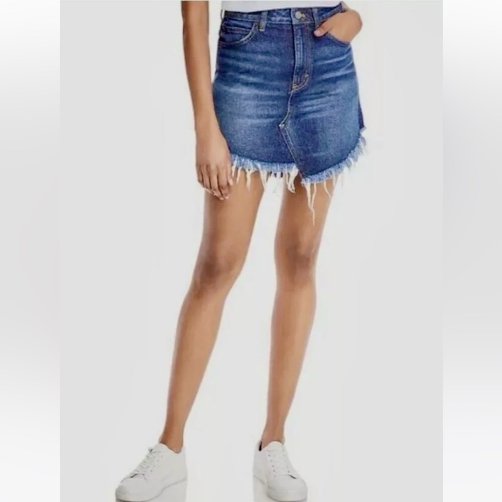 Free People Bailey denim skirt